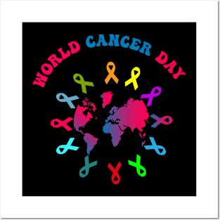 world cancer day Posters and Art